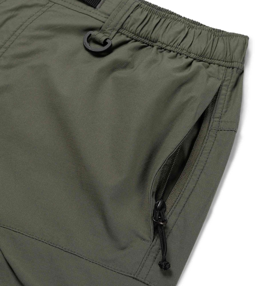 Side view of Vintage Industries Ismael Textile Pants