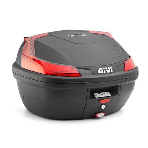 GIVI B37 Blade Monolock Topplåda med platta svart/röd 37 Ltr. Figur 1