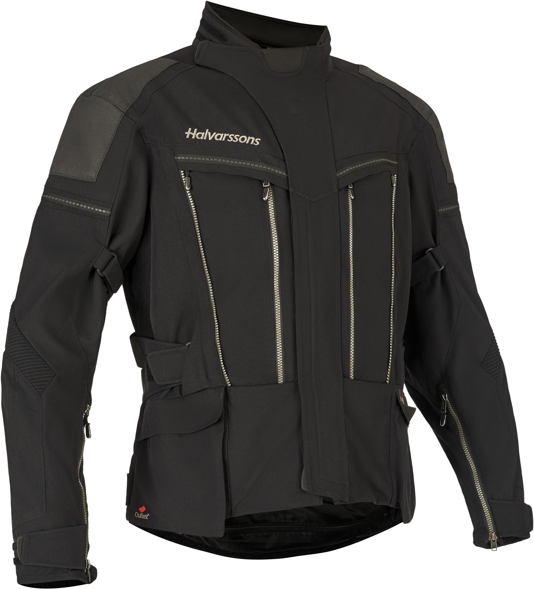 Halvarssons Mora V2 waterproof Motorcycle Textile Jacket black 64 Figure 1