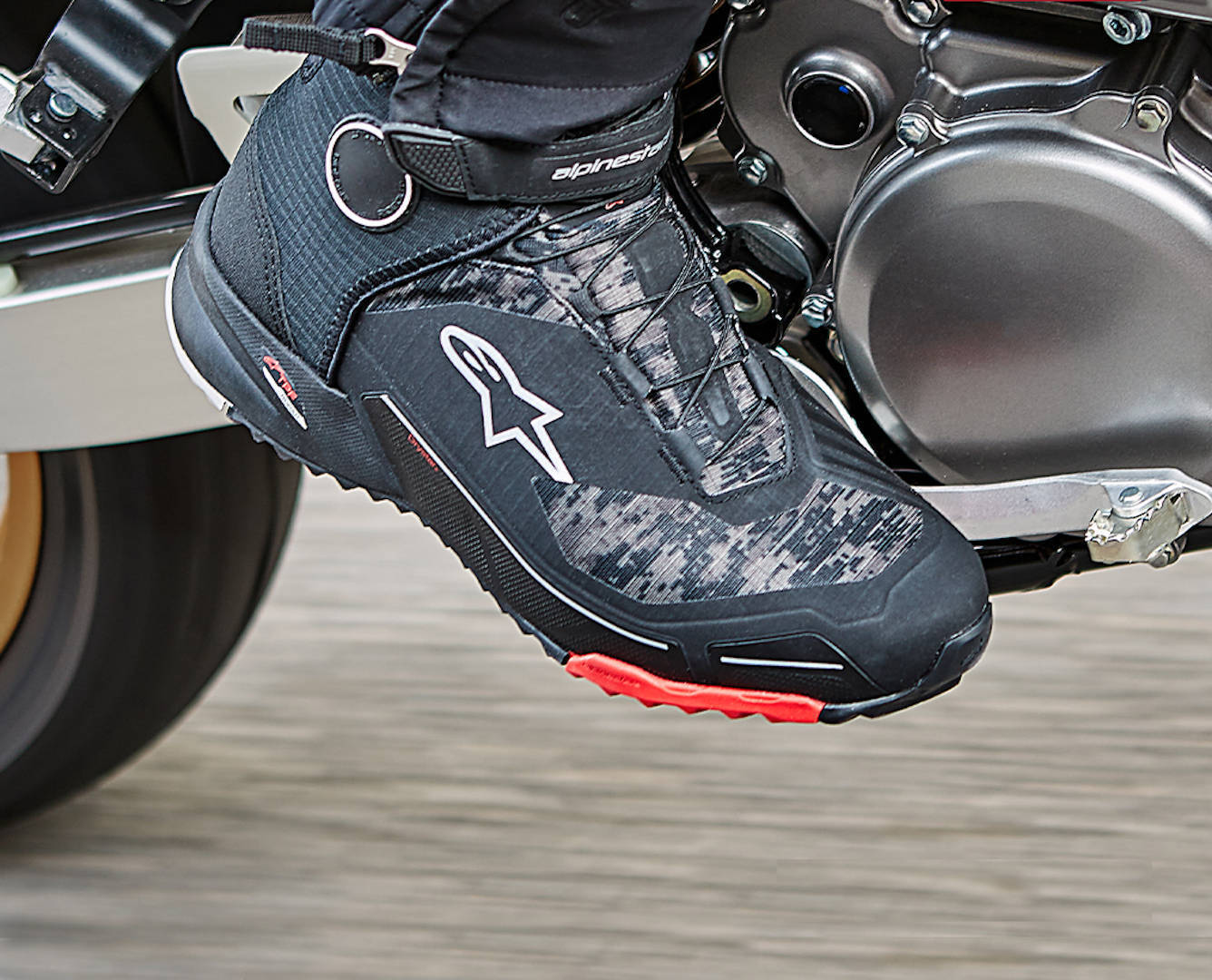 Alpinestars CR-X Drystar Motorradschuhe camouflage 12 (45,5) Abbildung 2