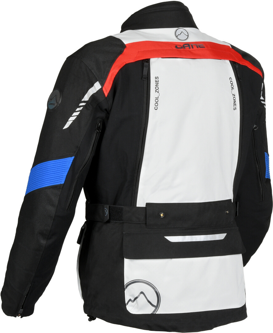 DANE Reykjavik waterproof Motorcycle Textile Jacket grey/black/blue 52 Figure 4