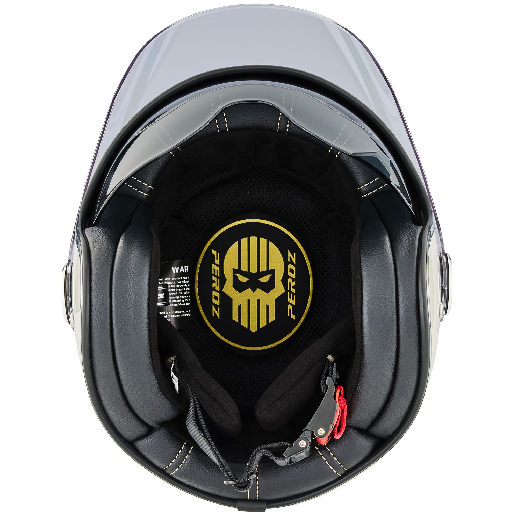 Peroz Viagi Casco aperto Bianco sporco S Figura 8