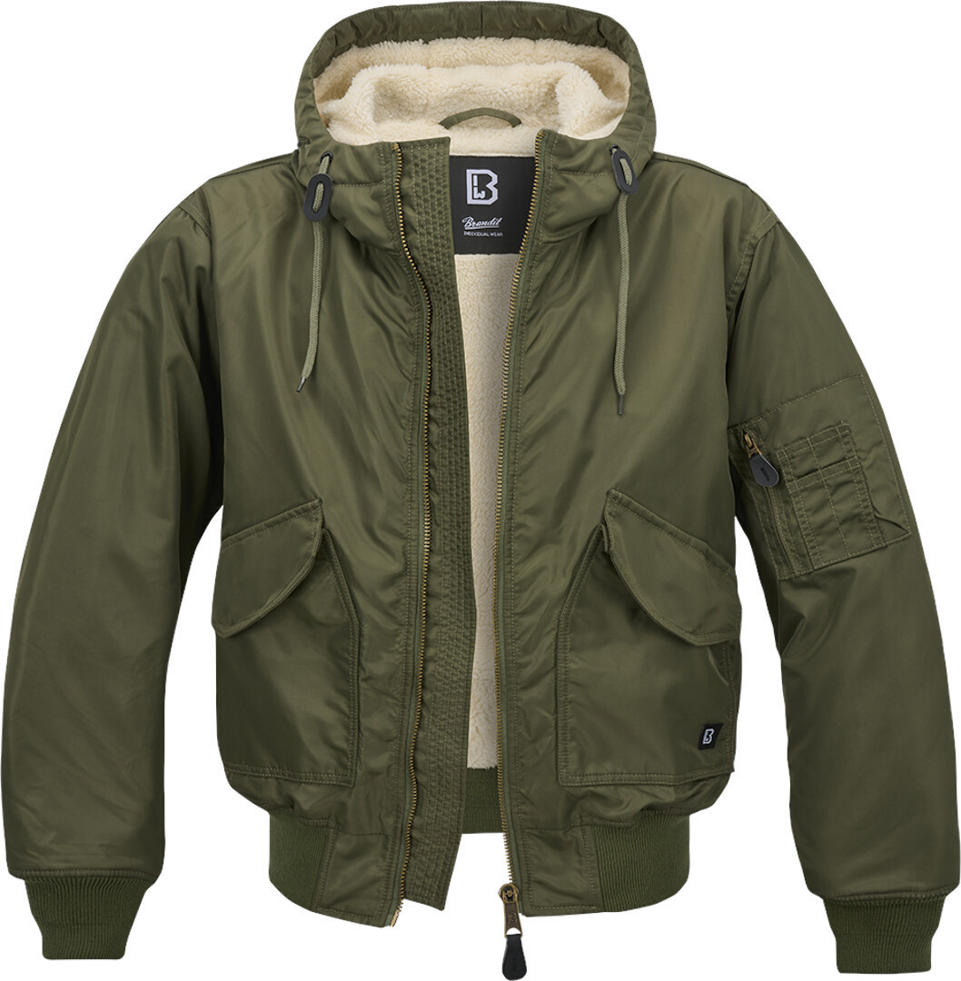 Brandit CWU Hooded Jacke oliv M Abbildung 1