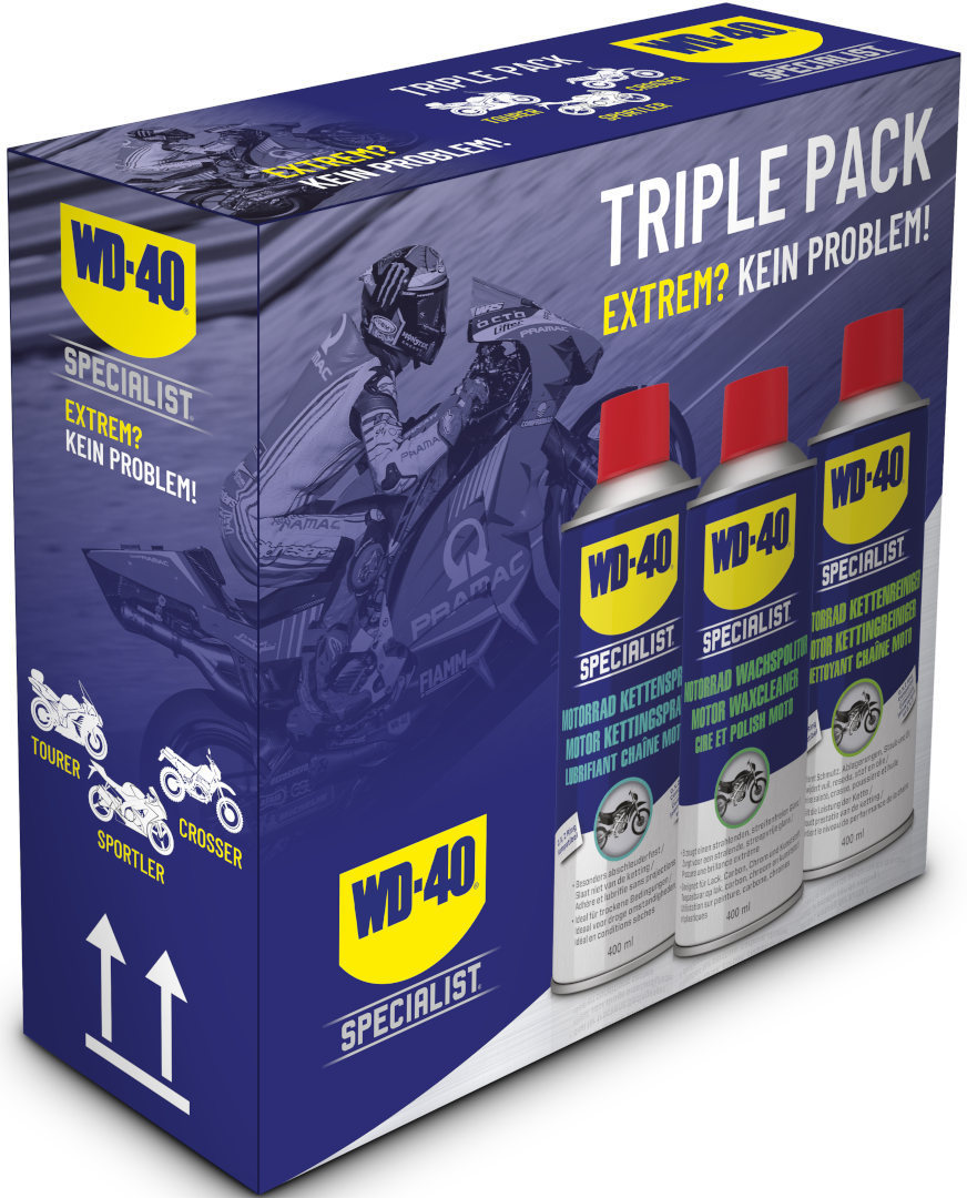 WD-40 Specialist Pacote triplo da motocicleta Figura 1