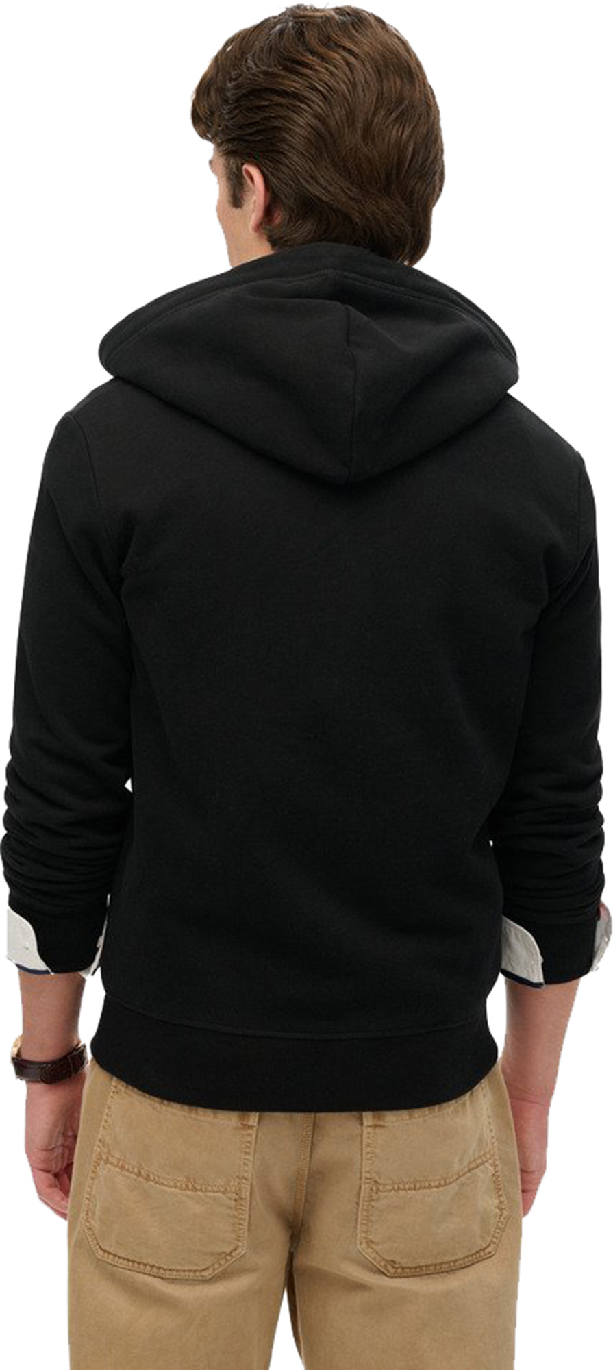 Superdry & Co Essential Logo Sweat à capuche zippé noir M Figure 5