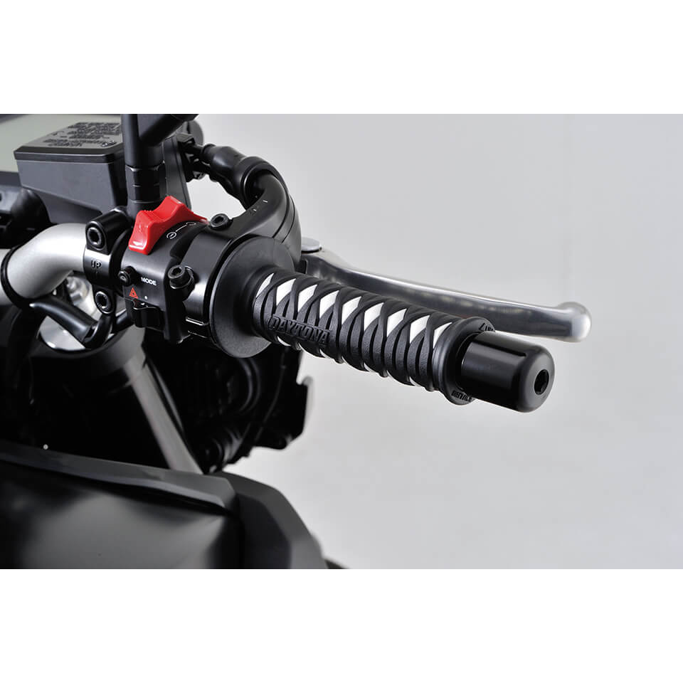 DAYTONA Corp. Lenkergriffe GGD-KATANA weiß/schwarz Abbildung 2
