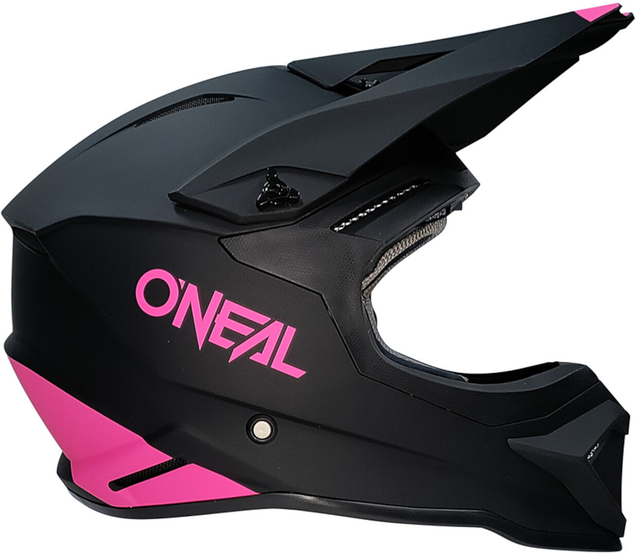 Oneal 1SRS Solid Casco Motocross nero opaco/rosa M (57/58) Figura 2