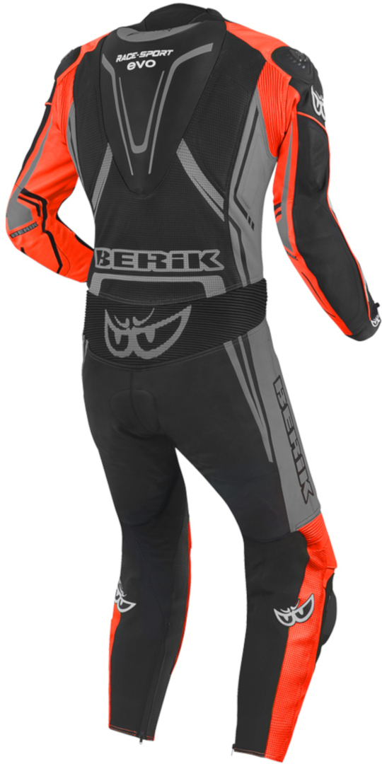 Berik Adria-X One Piece Motorcycle Leather Suit black/grey/red 60 Figure 2