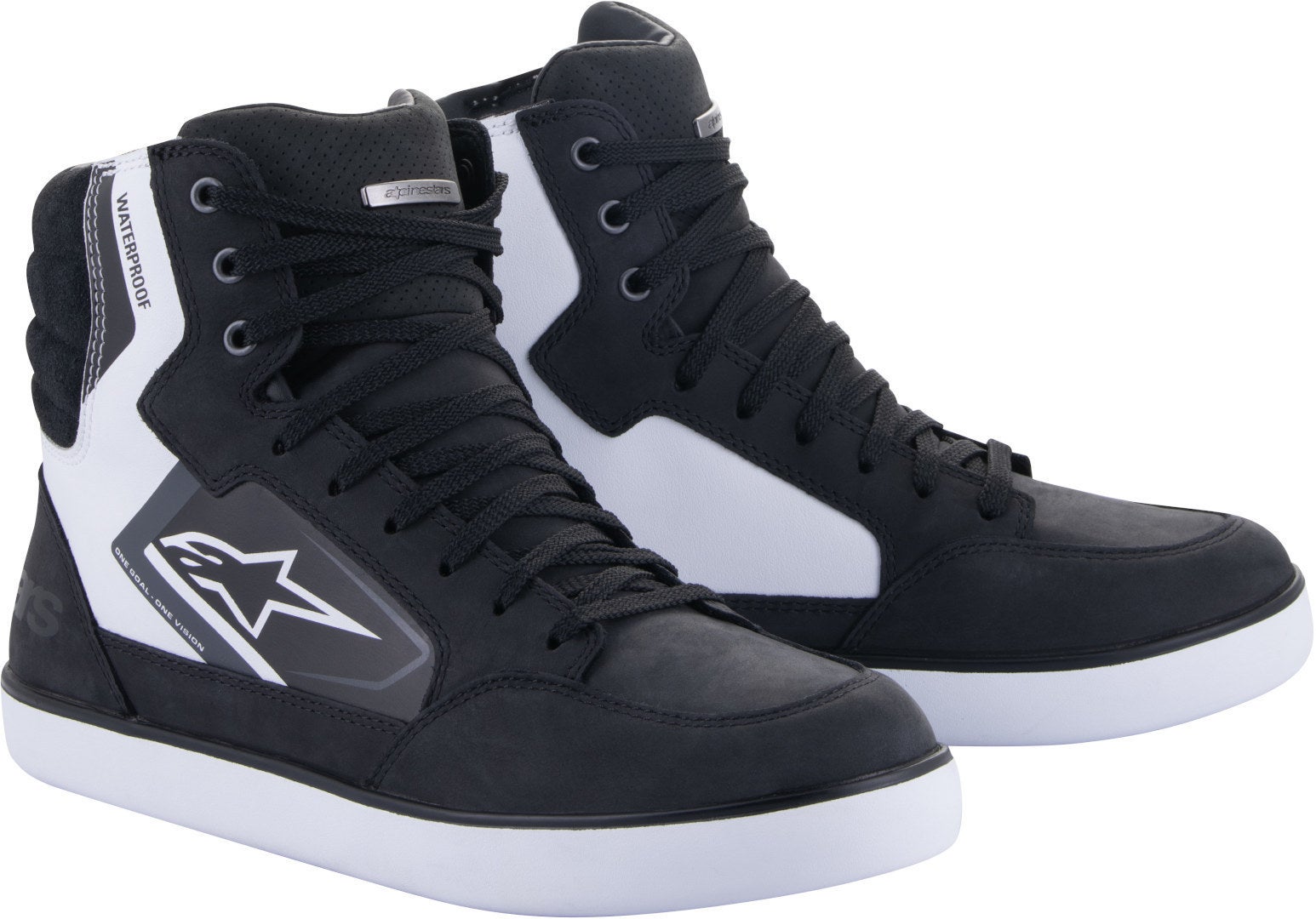 Alpinestars J-6 Vandtæt sko sort/hvid/grå 12 (45,5) Figur 1