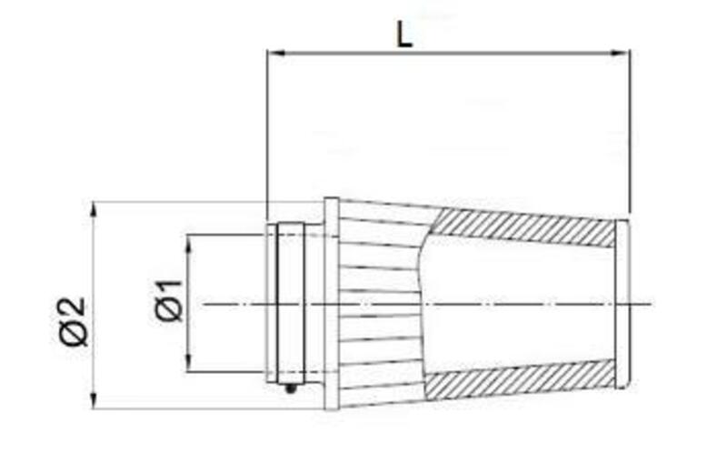 Filtre à air BMC Filtre à air conique Ø60mm - FBSS60-85 Figure 3