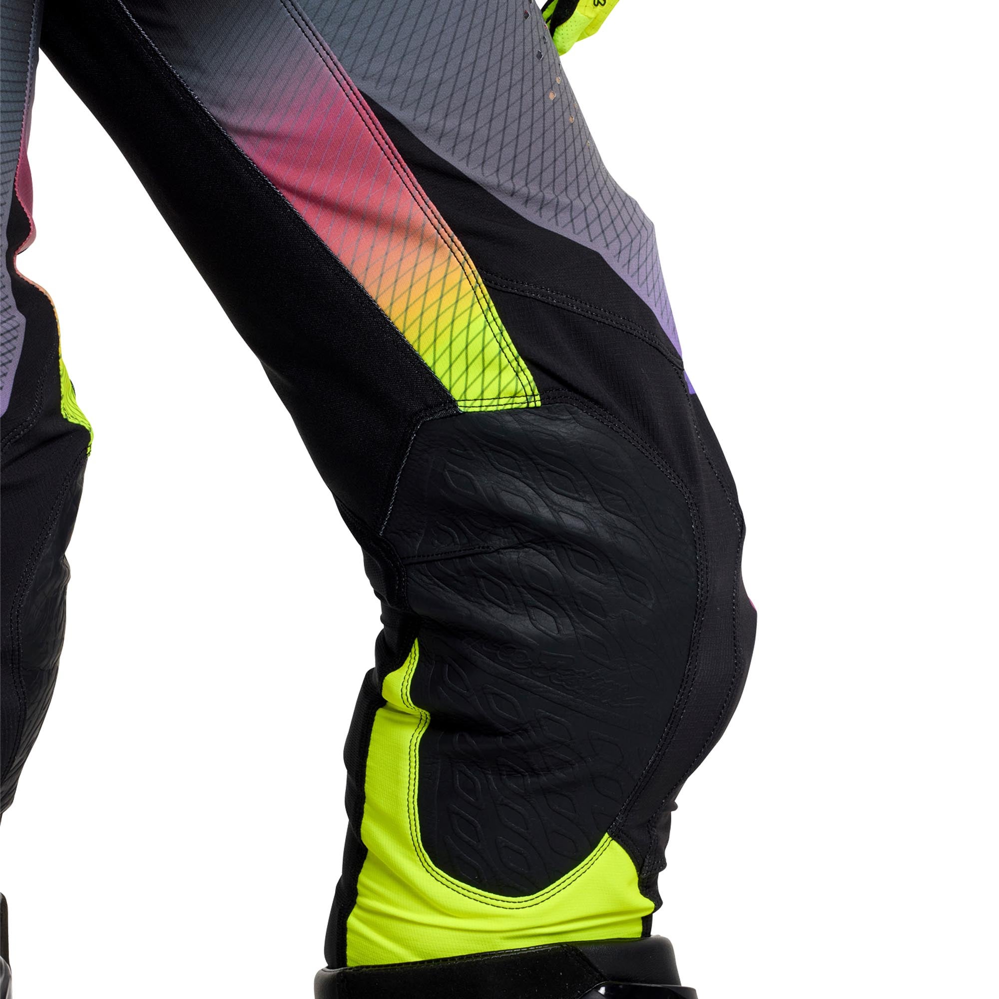 Troy Lee Designs SE Pro Wander Spodnie motocrossowe /fioletowy/neonowo-żółty 30 Rysunek 10