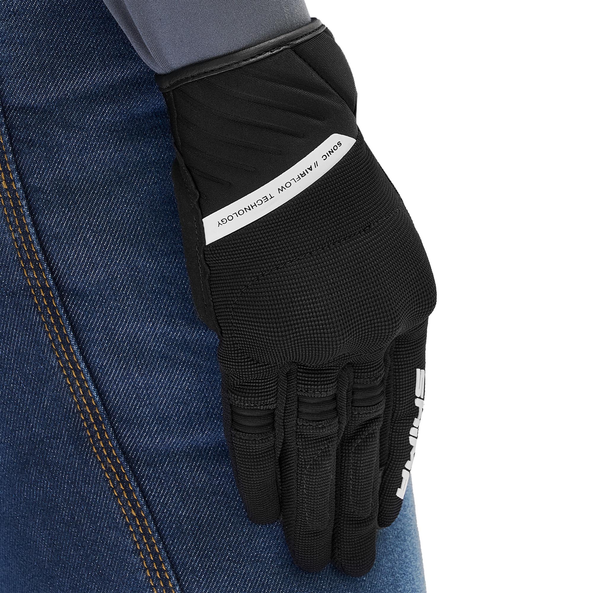 SHIMA Sonic Gants moto pour dames Noir/Blanc M Figure 6