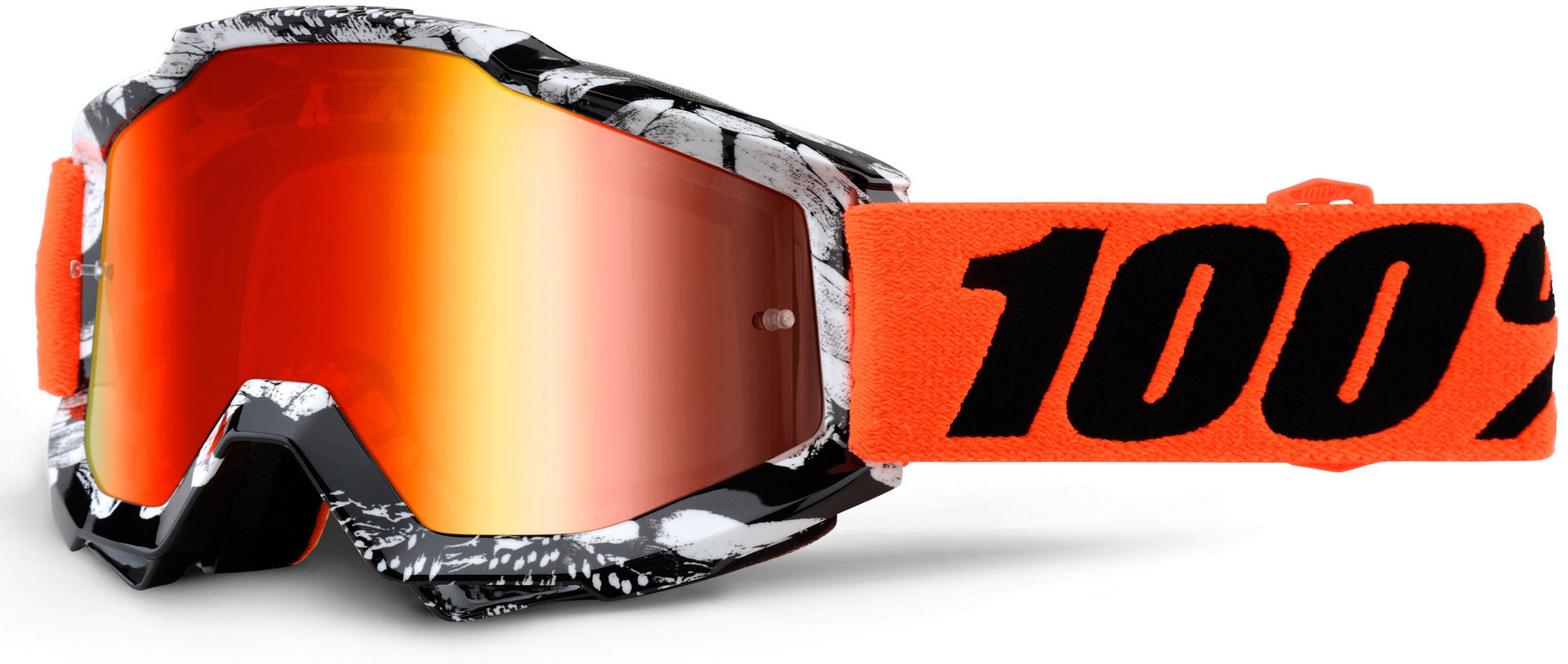 100% Accuri Extra Ochelari de motocross Negru/Alb/Portocaliu Figura 1