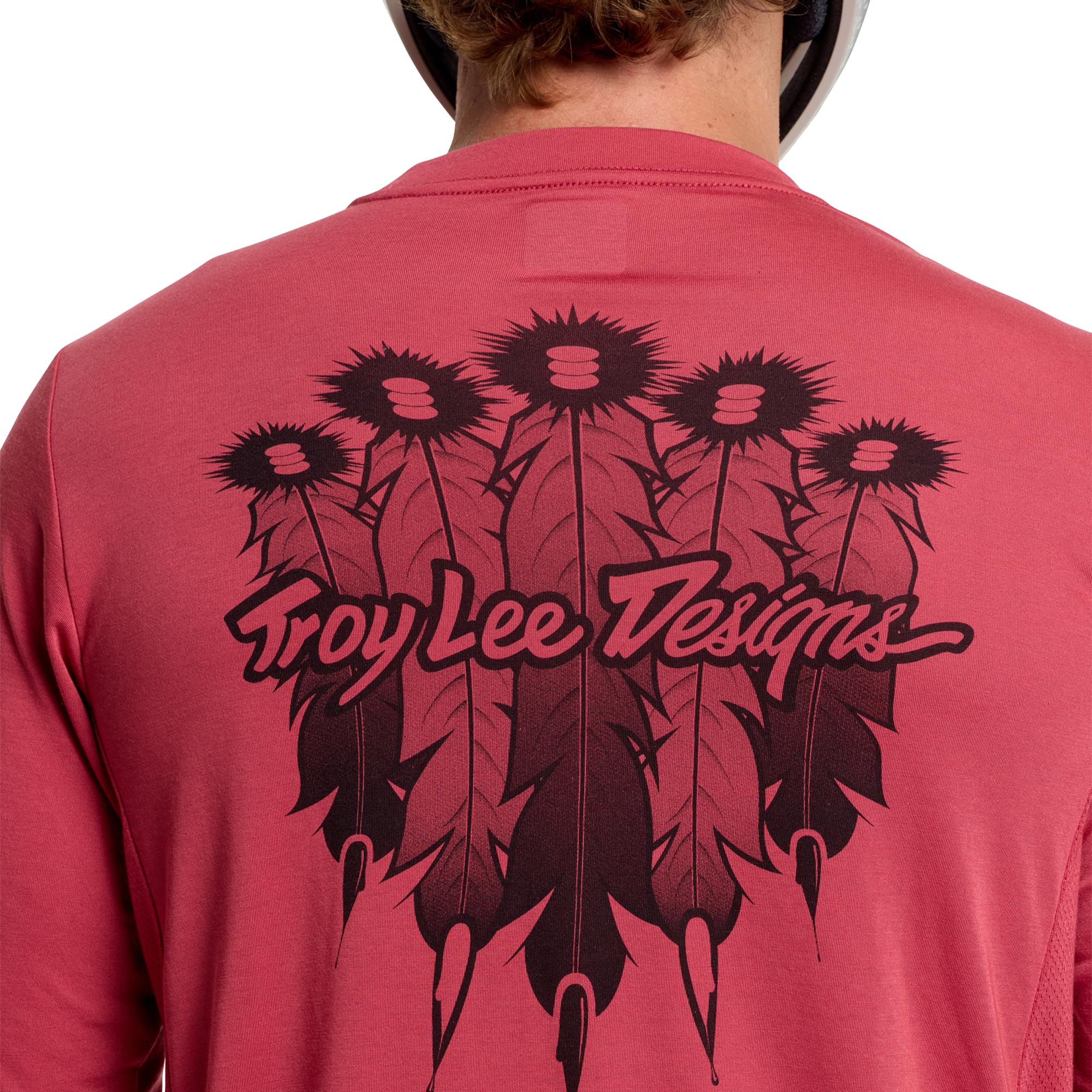 Troy Lee Designs Skyline Ride Feathered Bicycle Jersey M Figure 4