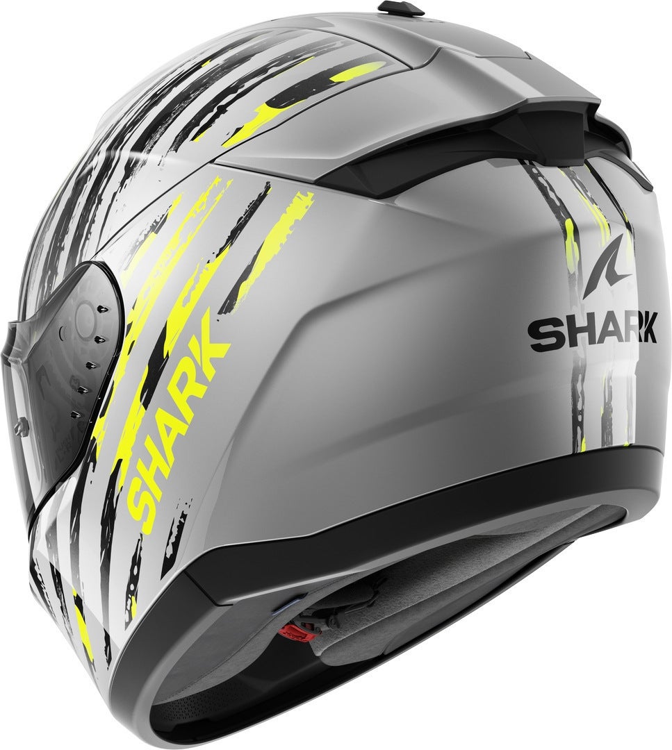 Shark Ridill 2 Assya ヘルメット 銀/無煙灰/黄色 XL(61) 図3