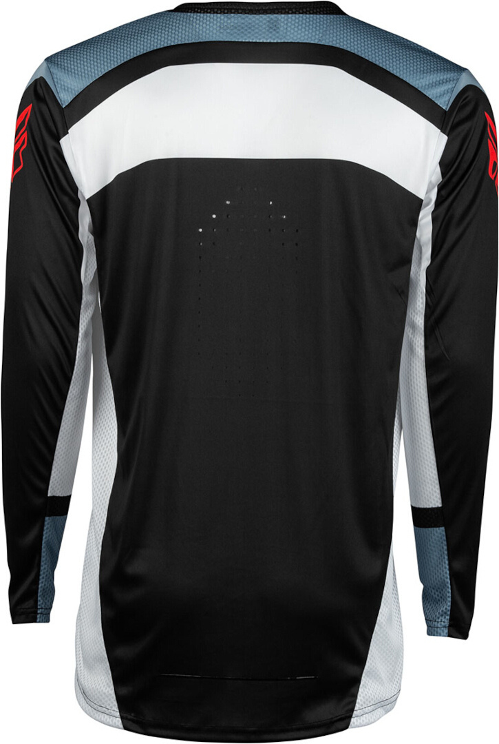 Fly Racing Lite 2024 Tricou de motocross Negru/Alb/Gri M Figura 2