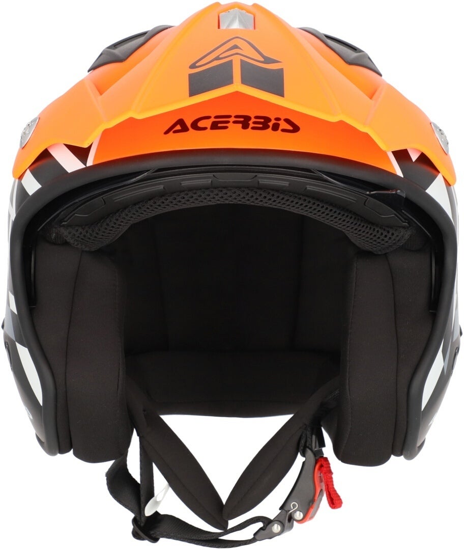 Acerbis Aria Sport Jet hjelm sort mat/orange M (57/58) Figur 9