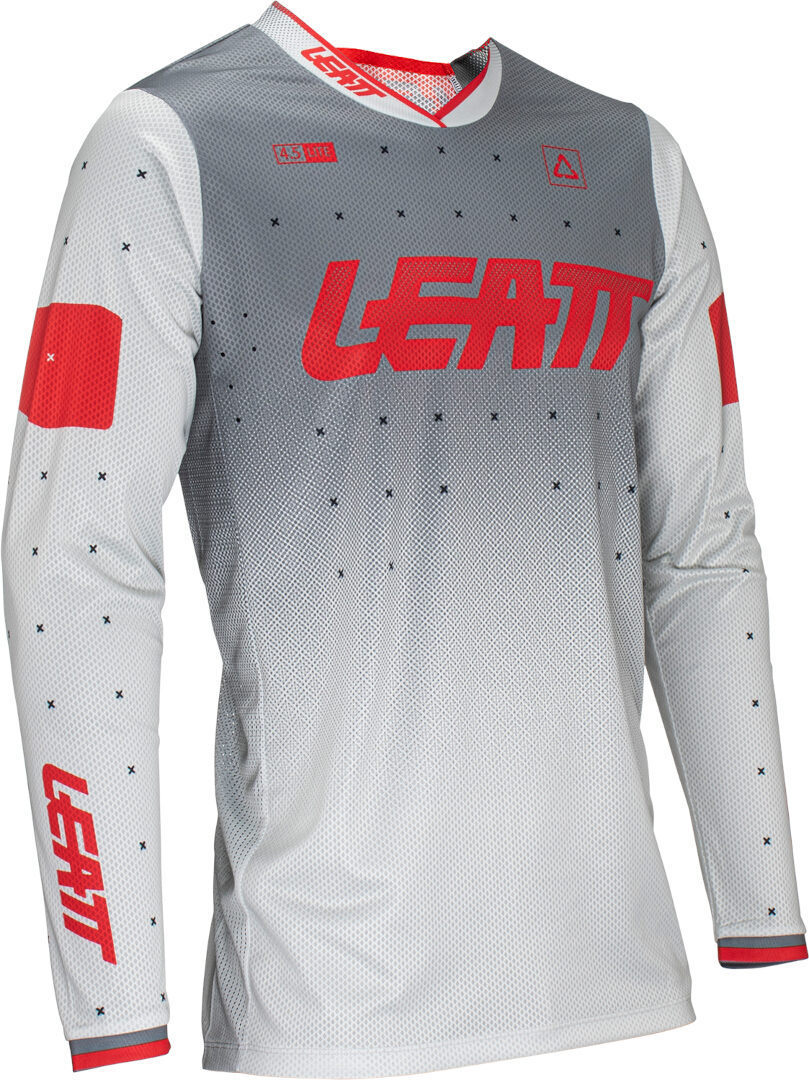Leatt 4.5 Lite Gradient 2024 Motocross Jersey grau/rot L Abbildung 3