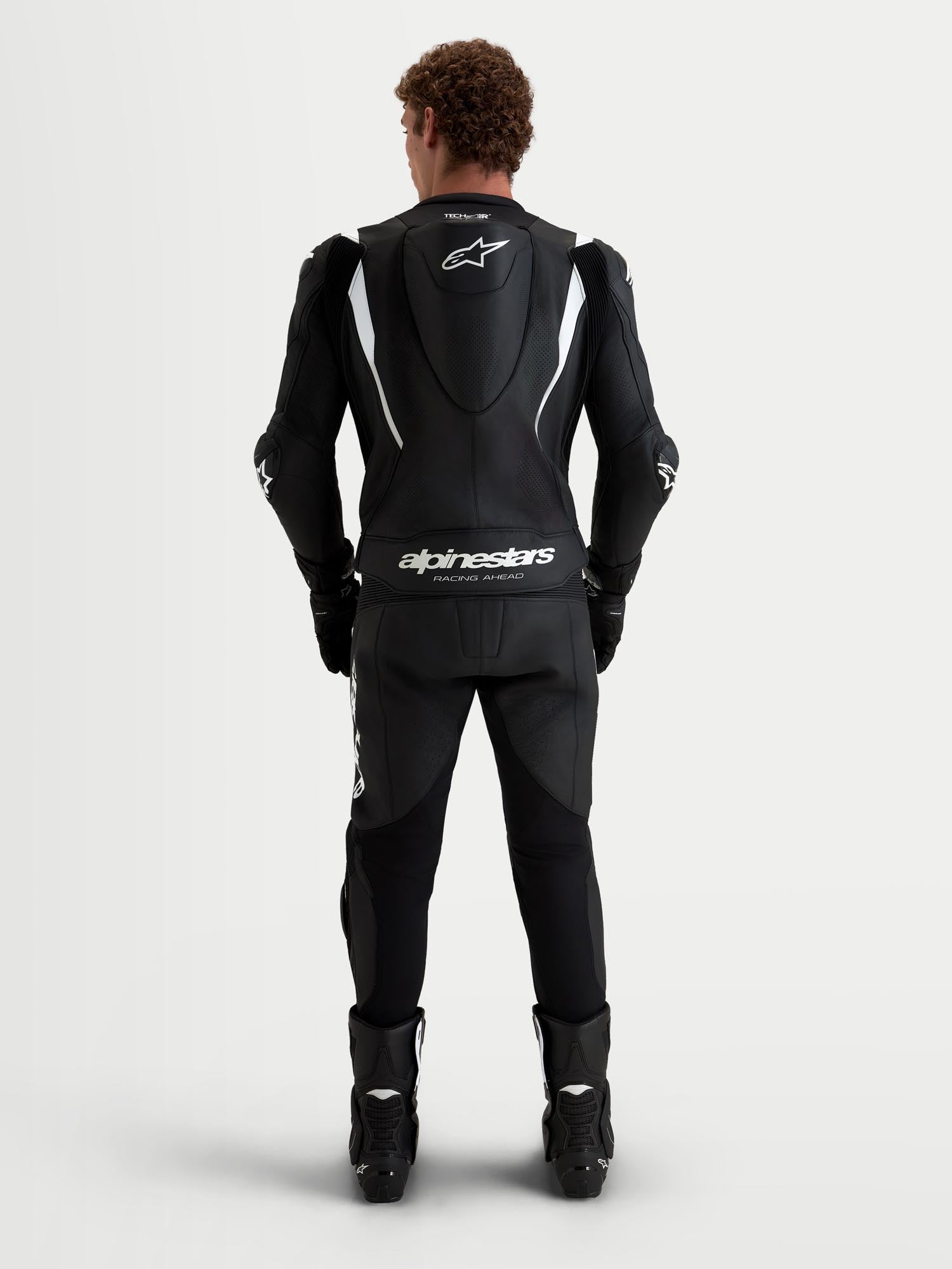 Alpinestars Missile V3 Two Piece Motorcycle Leather Suit black/white 56 Figure 6