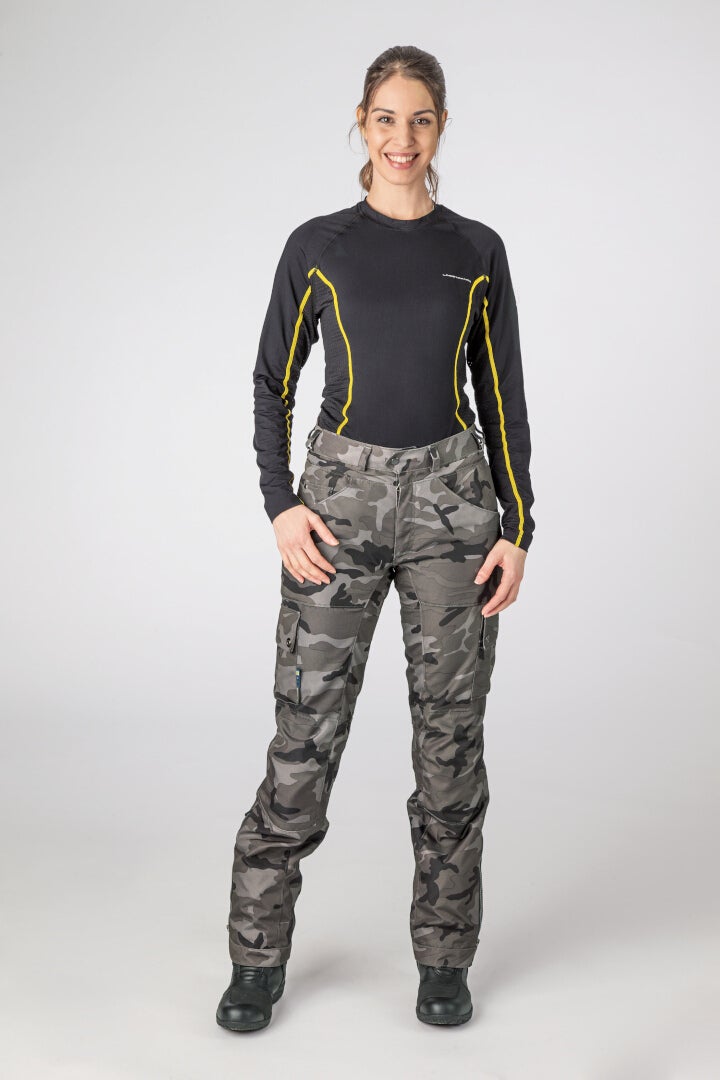 Lindstrands Zion Camo pantalon textile de moto pour dames imperméable 36 L32 Figure 3