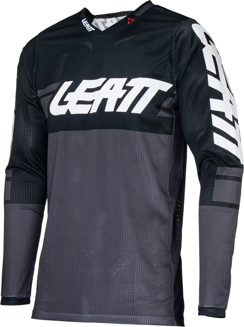Leatt 4.5 X-Flow 2024 Tricou de motocross gri închis/negru 3XL Figura 1