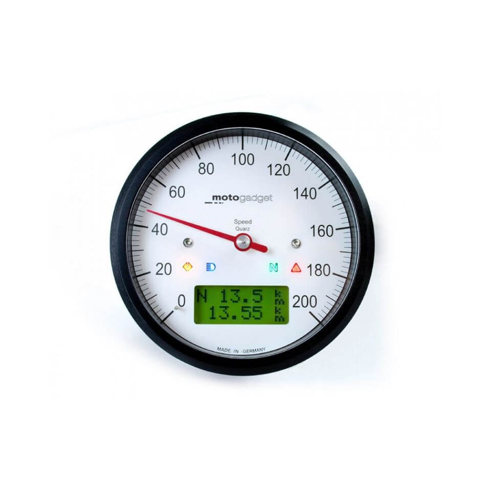 motogadget Motoscope classic speedo, schwarz Artigo principal Figura 1