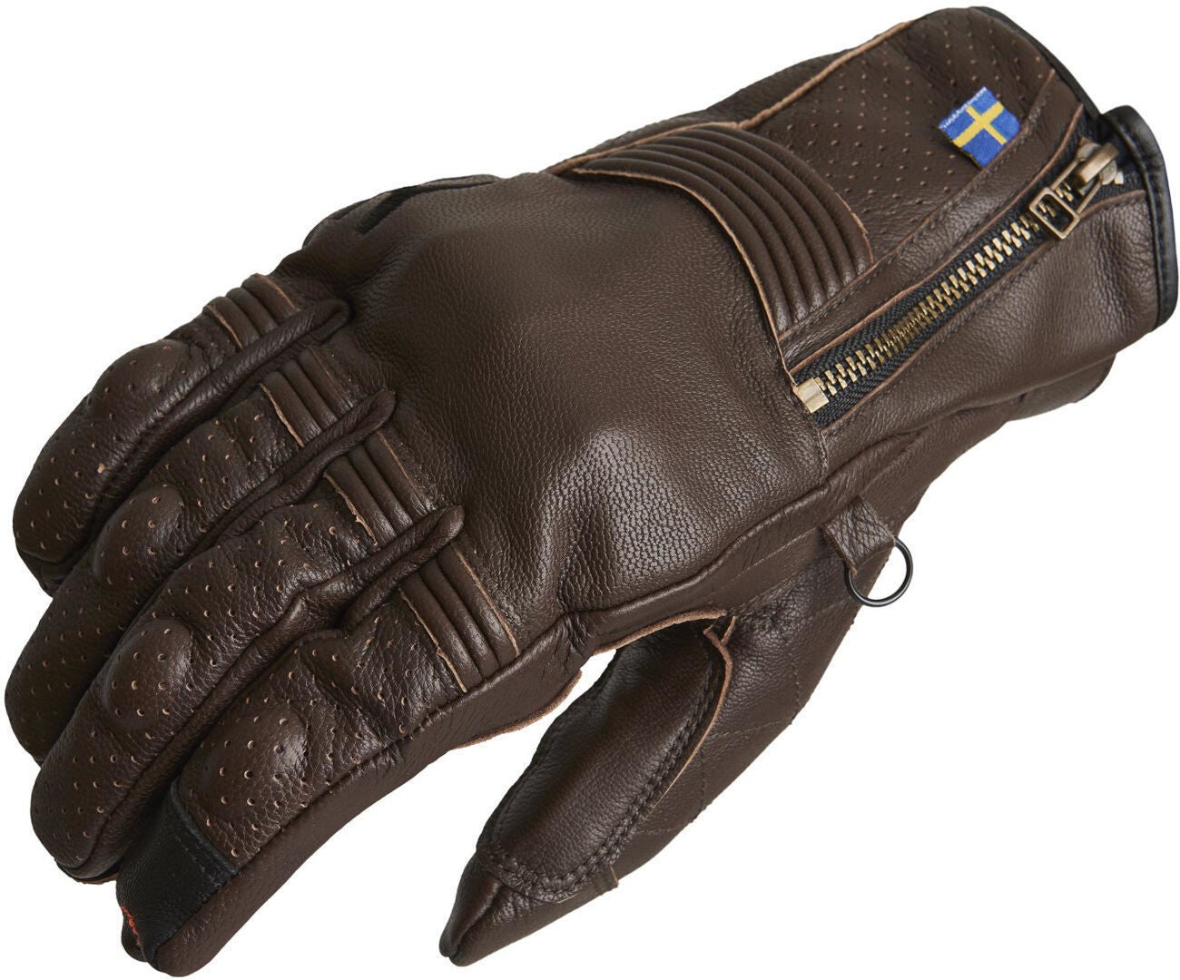 Halvarssons Hofors Guantes de moto perforados