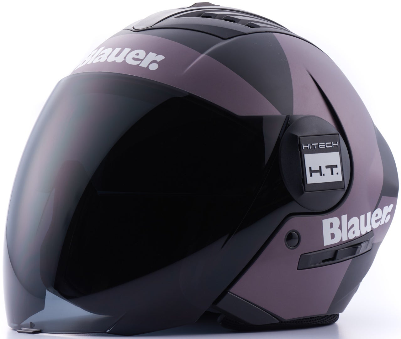 Blauer Real HT Graphic A Casco Jet nero opaco/titanio S (54/56) Figura 1
