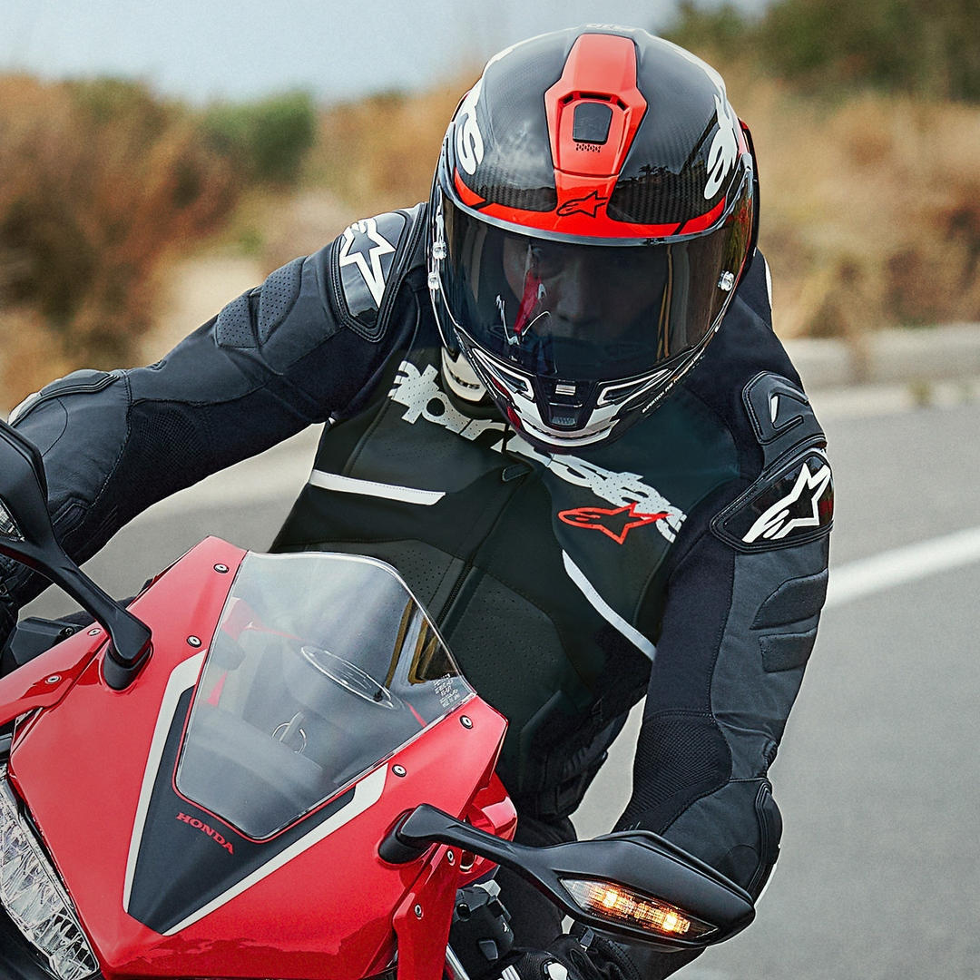 Alpinestars Supertech R10 Element Carbon Helm schwarz/rot/weiß L (59/60) Abbildung 16