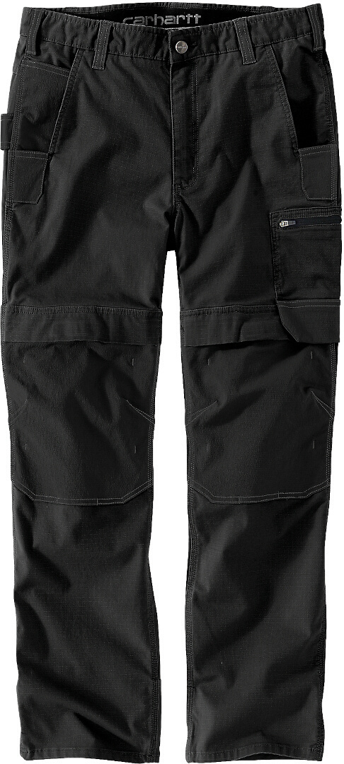 Carhartt Steel Rugged Flex Relaxed Fit Ripstop Double Front Utility Multi Pocket Work Bukser Sort 32/30 Figur 1