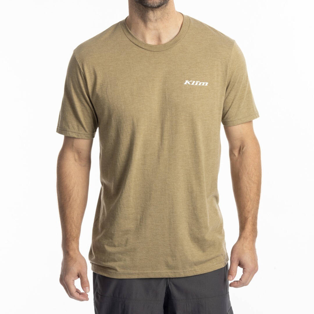 Klim Saddle Mountain Tri-Blend Triko hnědobílá L Obrázek 1