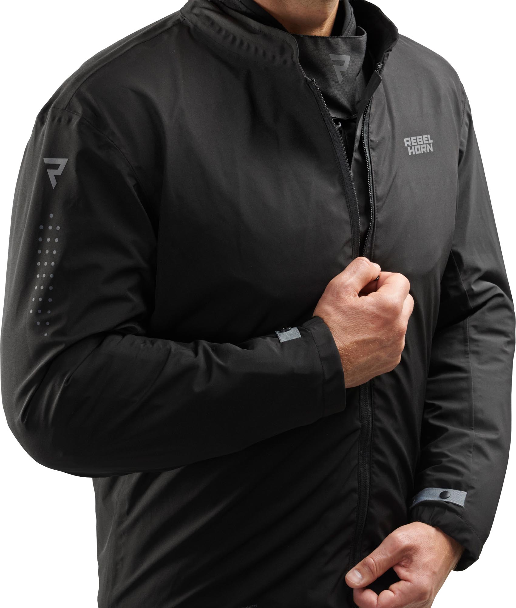 Rebelhorn In&Out HydraShield Pro Motorcycle Rain Jacket black M Figure 4