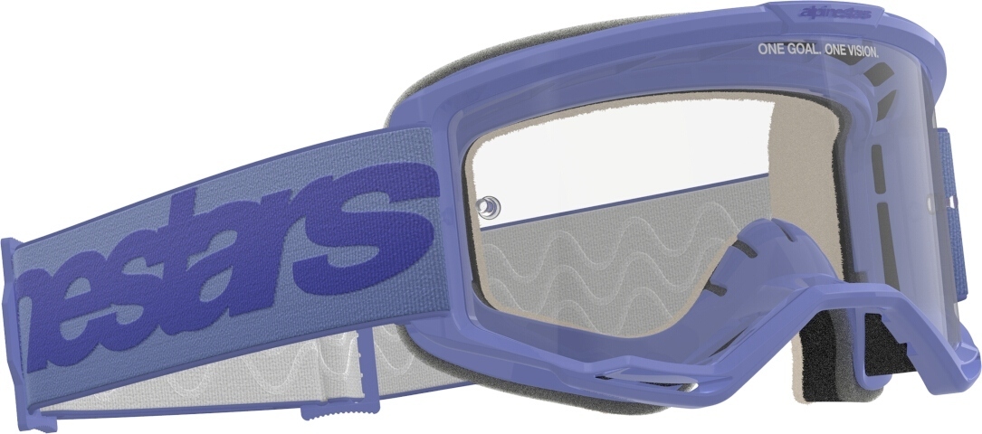 Alpinestars Vision 5 Wordmark Motocross Glasögon lila Figur 2