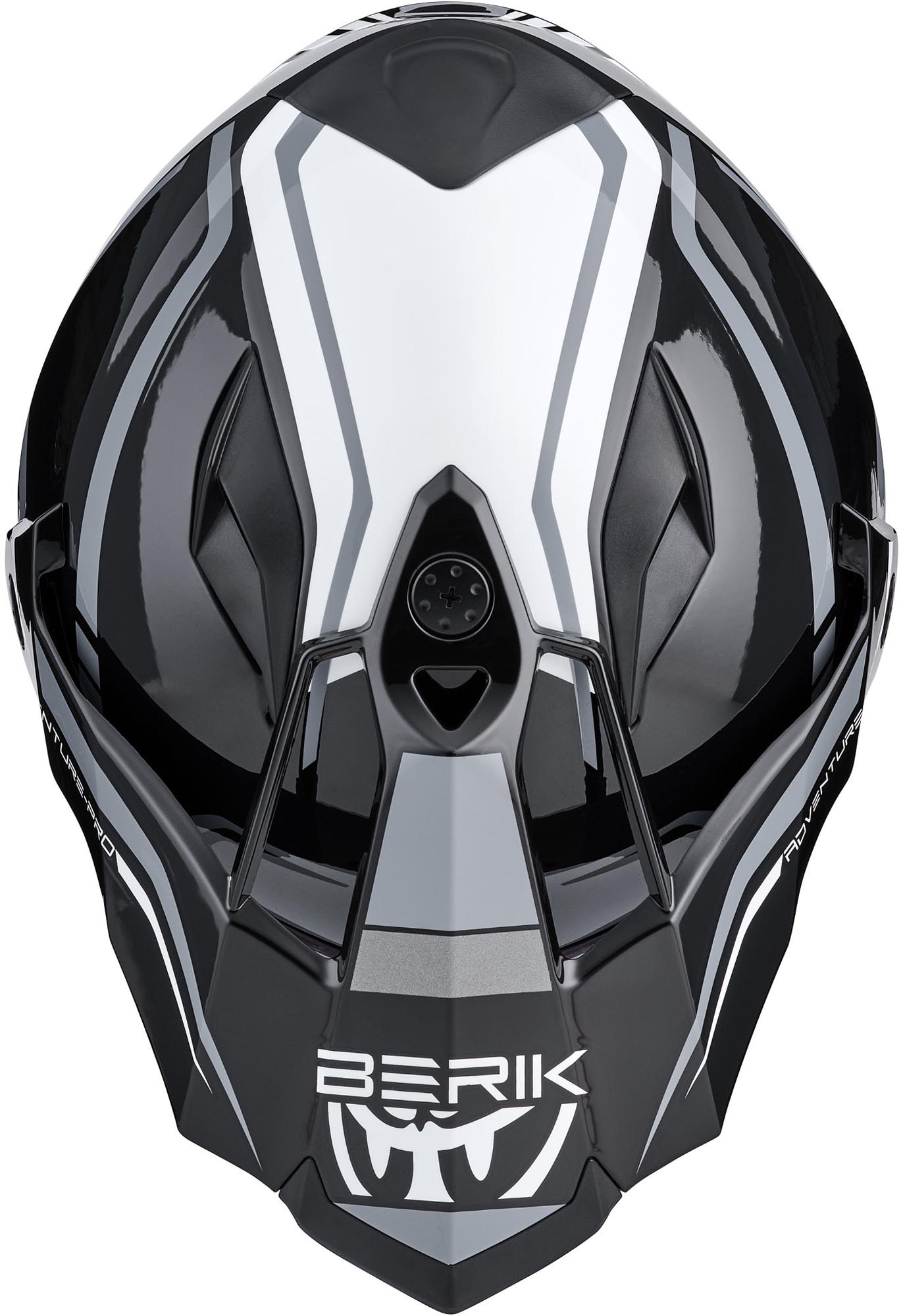 Berik MX313 Volstom Adventure Pro Enduro Hjelm sort/grå/hvid L Figur 7