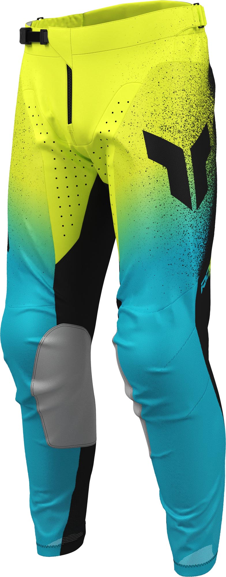 Thor Launchmode Air Darkside Motocross Pants black/yellow/blue 36 Figure 1