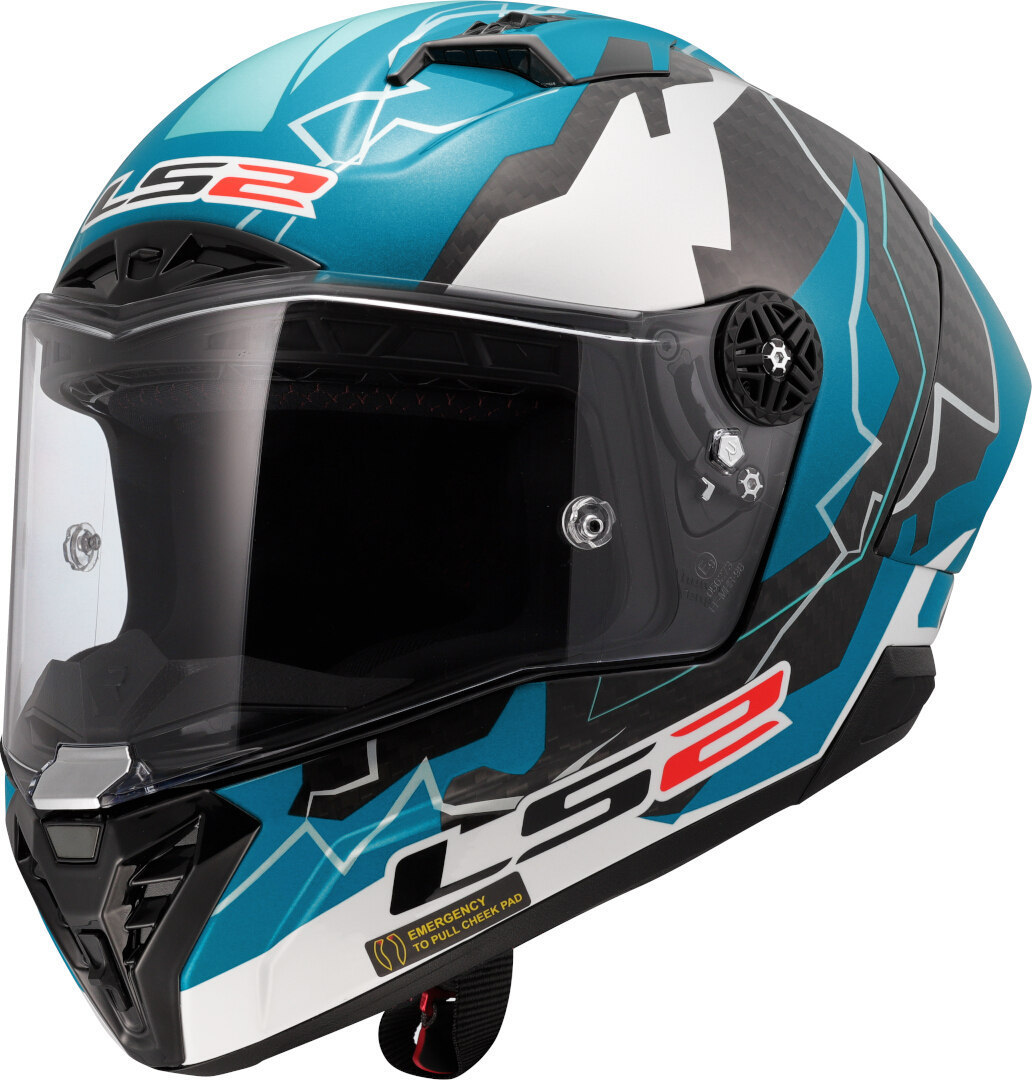 LS2 FF805 Thunder GP Huertas Replica Carbon Casco M (57/58) Figura 1