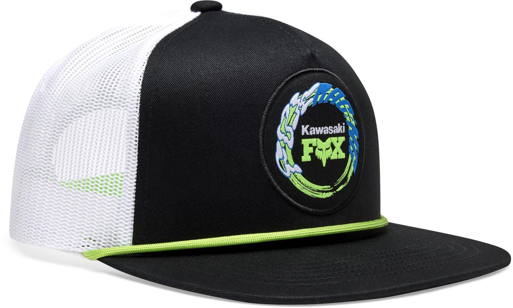 FOX Kawasaki Snapback Boné Figura 1