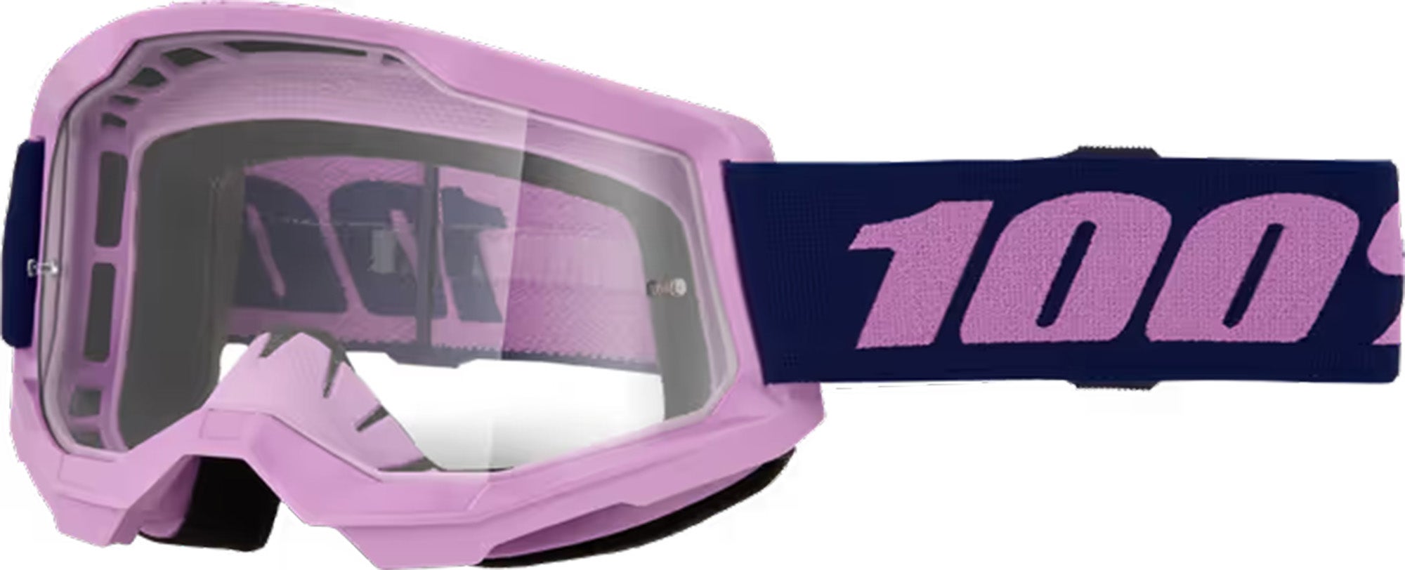100% Strata 2 Essential Motocross szemüveg lila 1. ábra