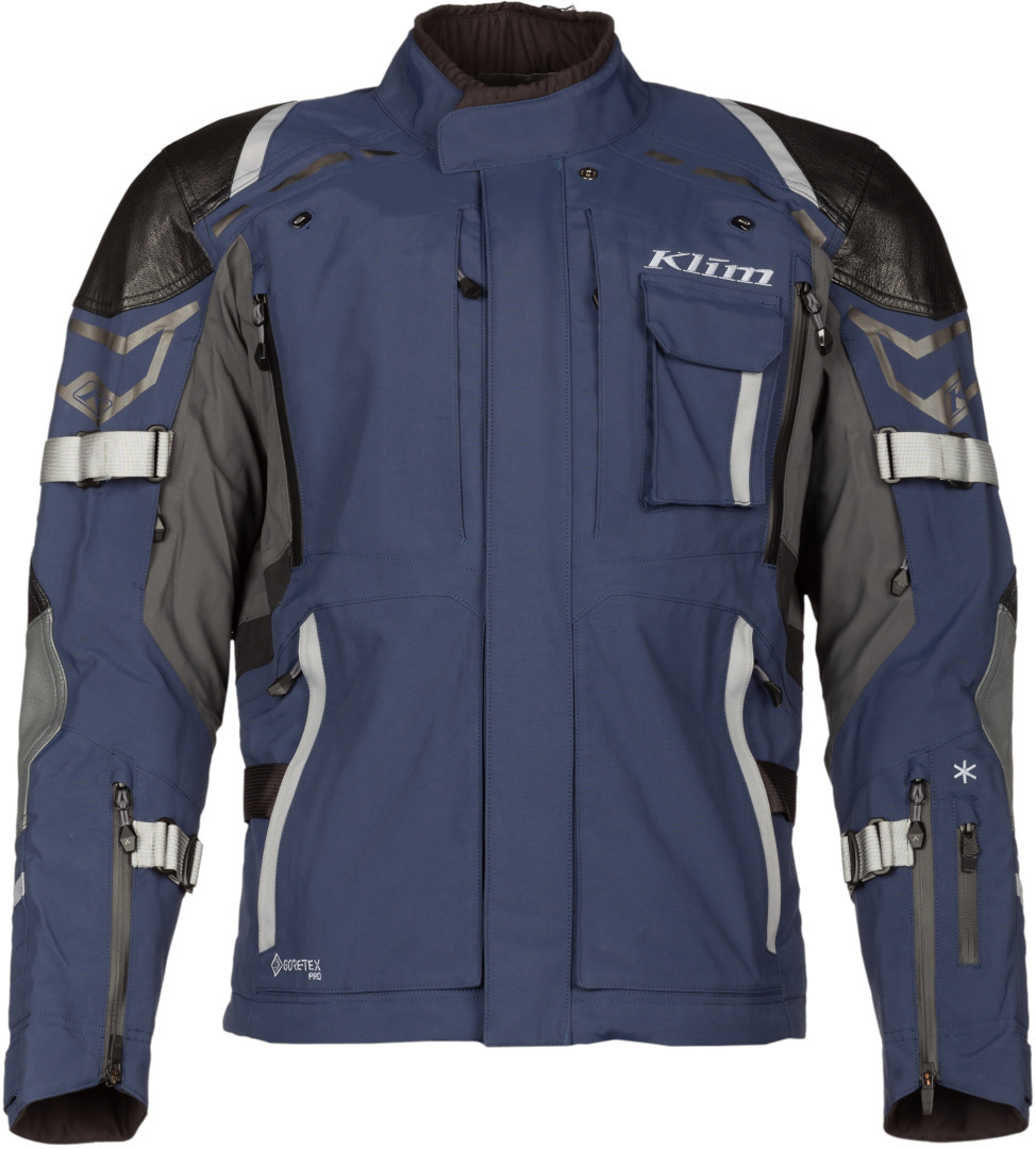 Klim Kodiak Motorcycle Textile Jacket blue/grey 29 Figure 10