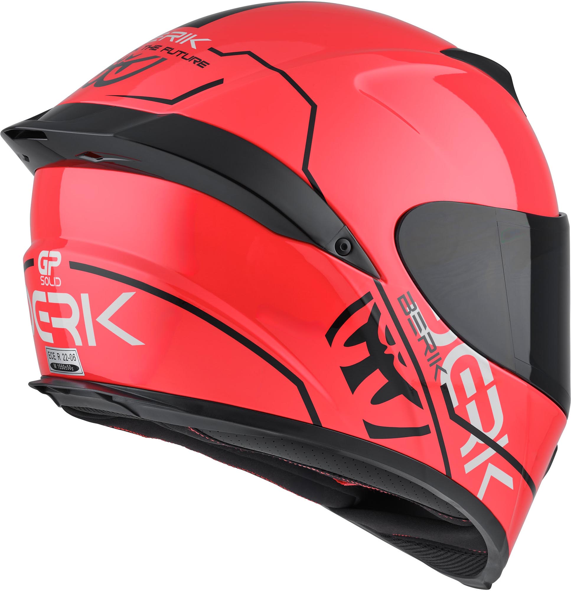 Berik FF867 Taruna Helm rot/schwarz/grau L Abbildung 4