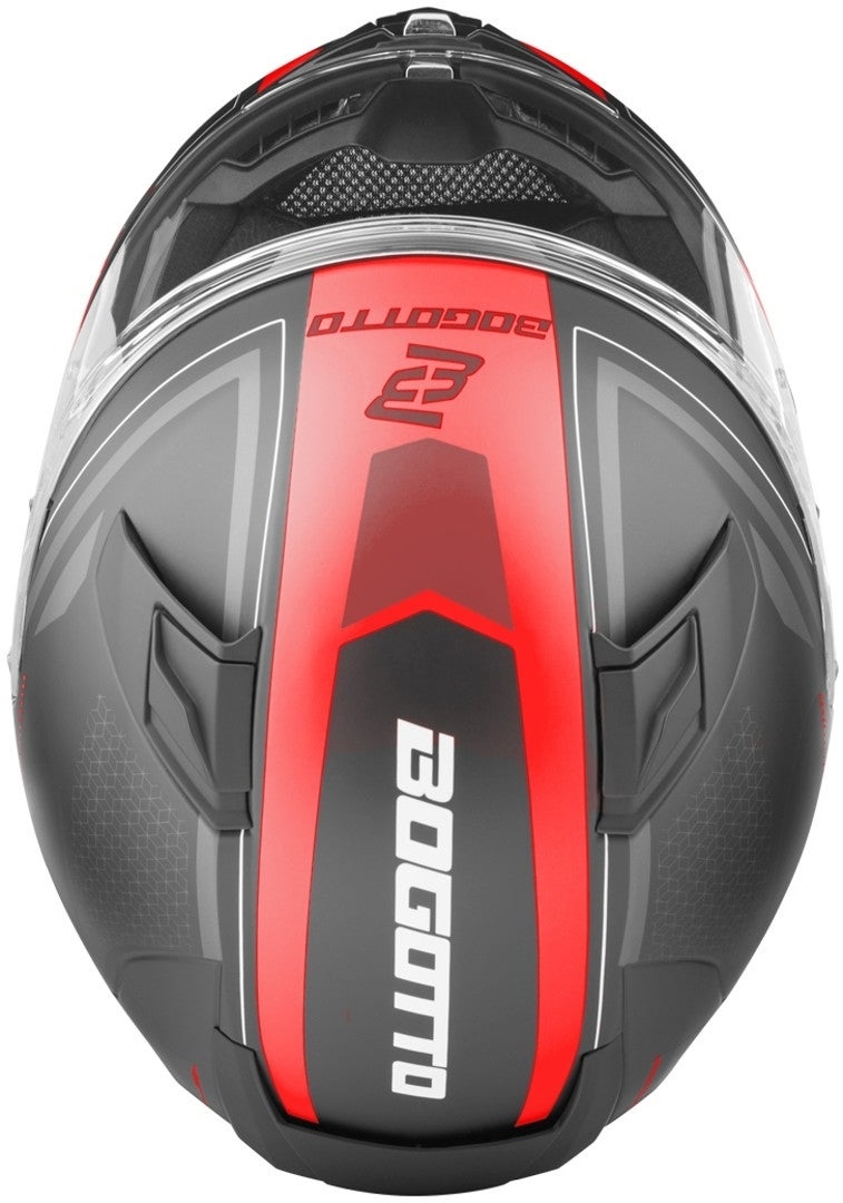 Bogotto FF110 Cinder Helm schwarz matt/rot S Abbildung 4