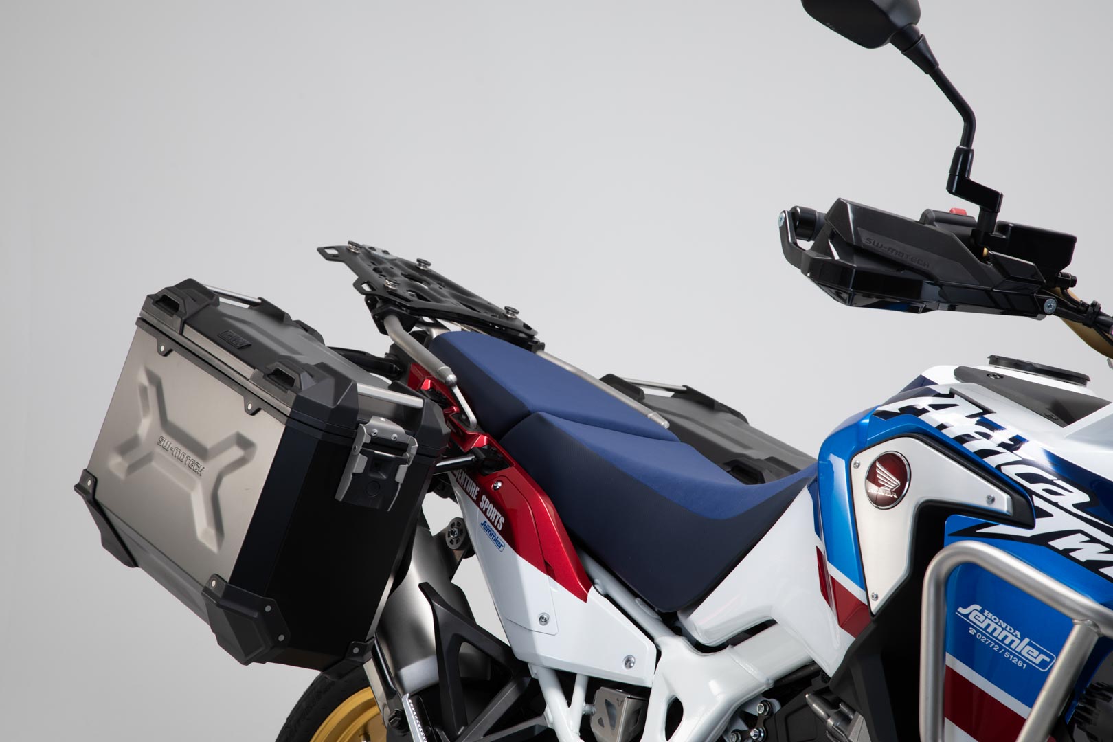 SW-Motech PRO ediție off-road cu portavion lateral - Negru. Honda Africa Twin / Adv Sports (18-). Figura 5