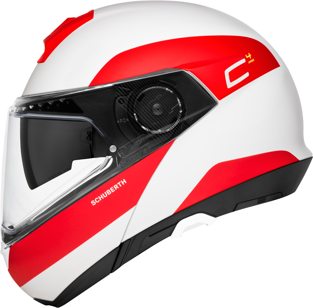 Schuberth C4 Pro Fragment Helm wit/rood M (57) Figuur 6