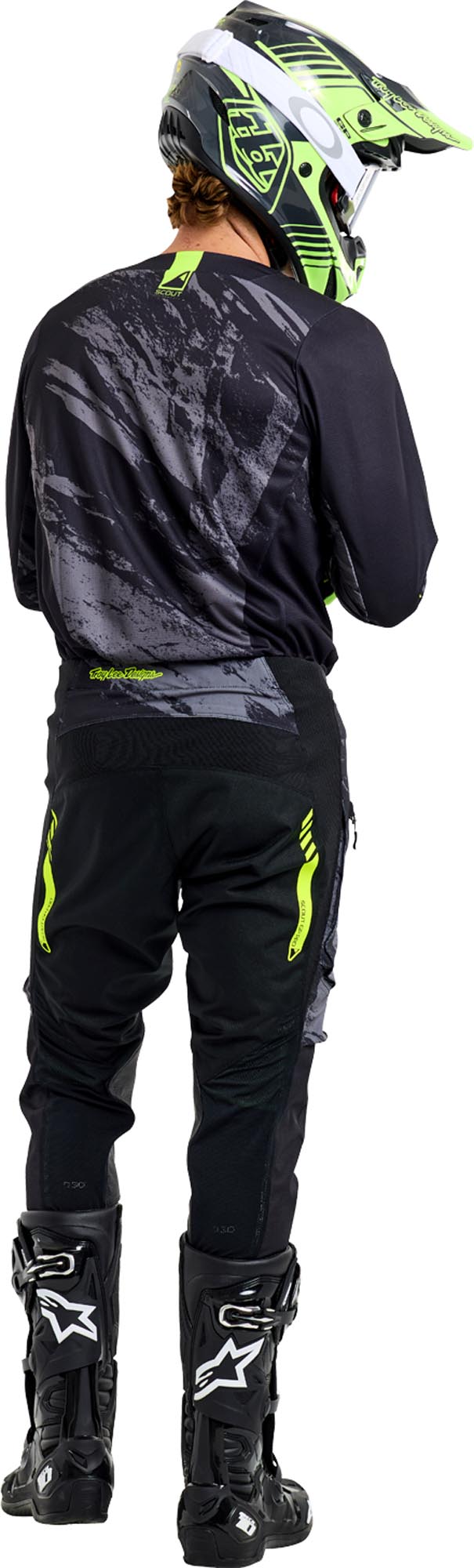 Troy Lee Designs Scout GP Pro Slab Motocrossbukser Sort 28 Figur 5