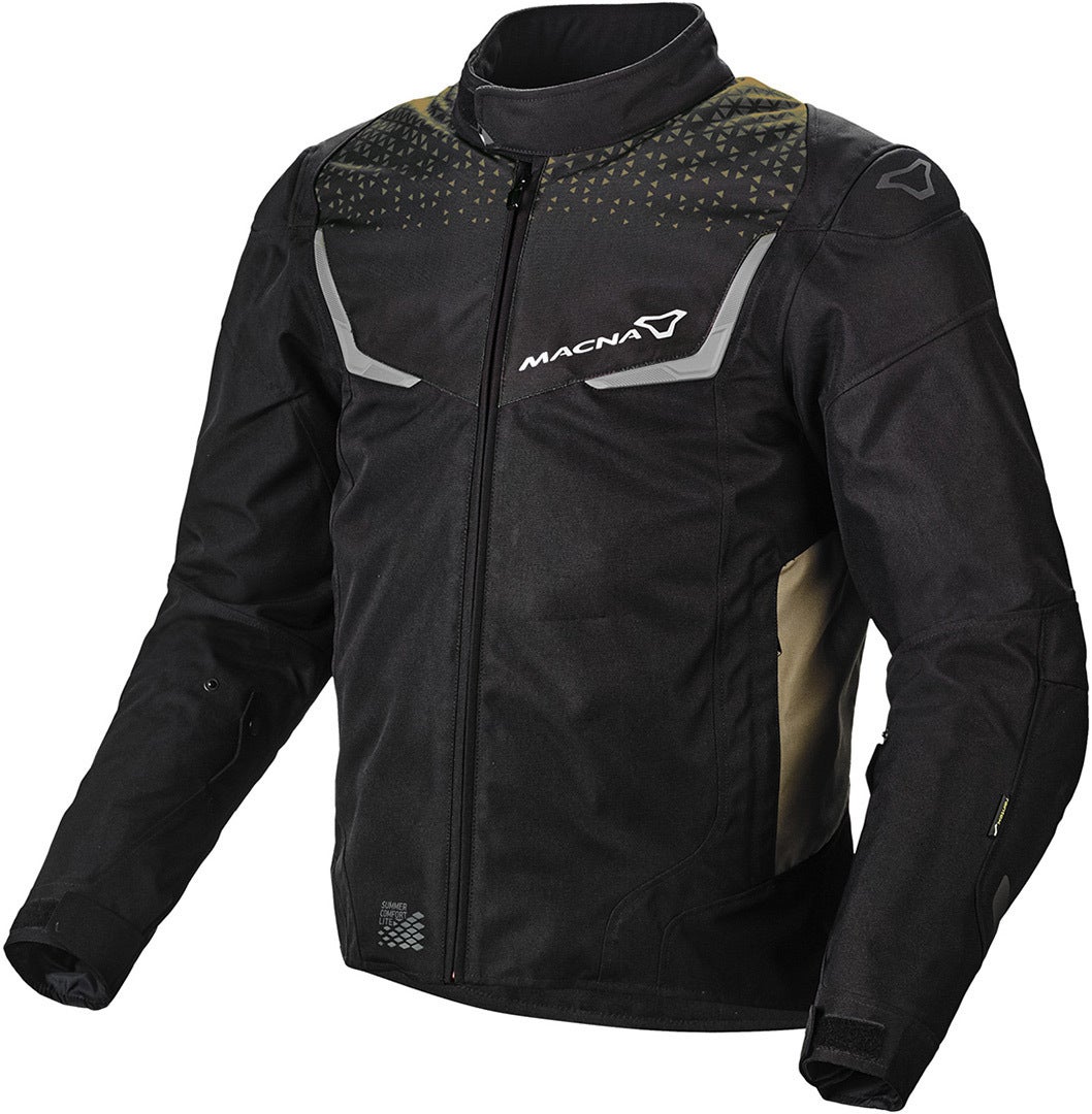 Macna Durago Motorcycle Textile Jacket black/brown 3XL Figure 1