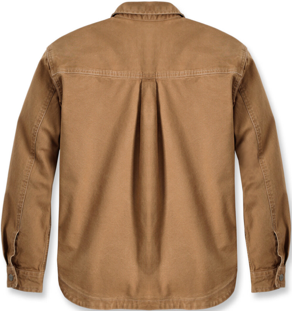 Carhartt Rugged Flex Loose Fit Heavyweight Duck Skjorta för damer brun XS Figur 2