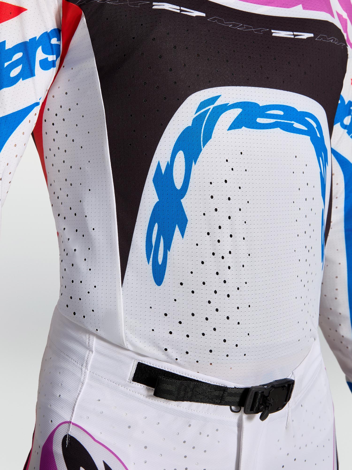 Alpinestars Supertech Dyna Maillot Motocross blanc/multicolore S Figure 5