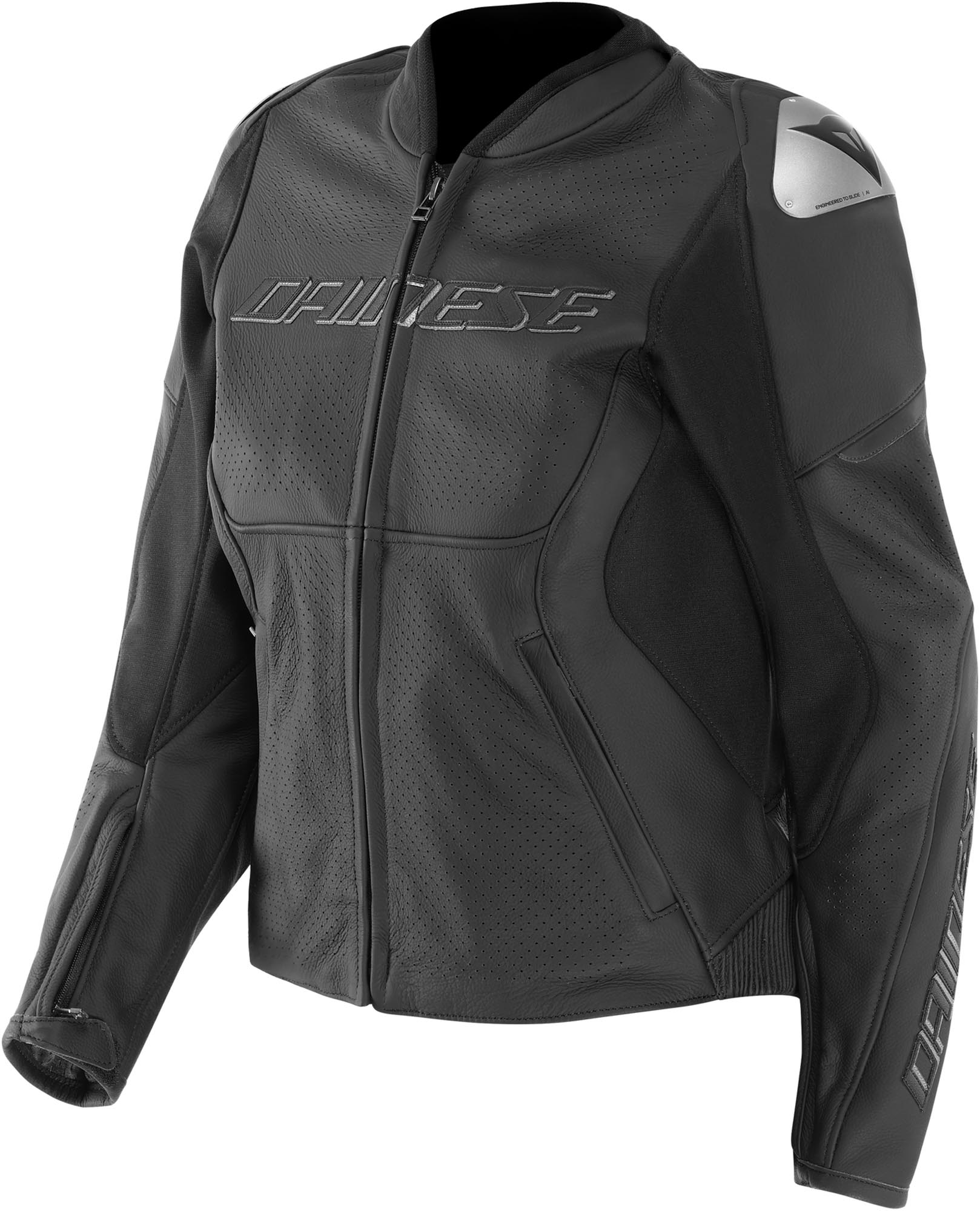 Dainese Racing 5 perforierte Damen Motorrad Lederjacke 52 Abbildung 1
