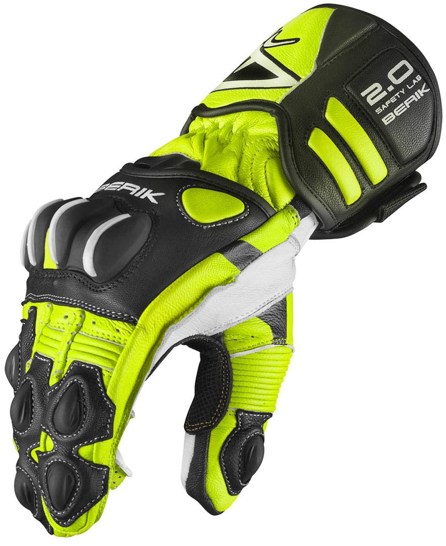 Berik Thunar Evo Motorradhandschuhe schwarz/gelb S Abbildung 4