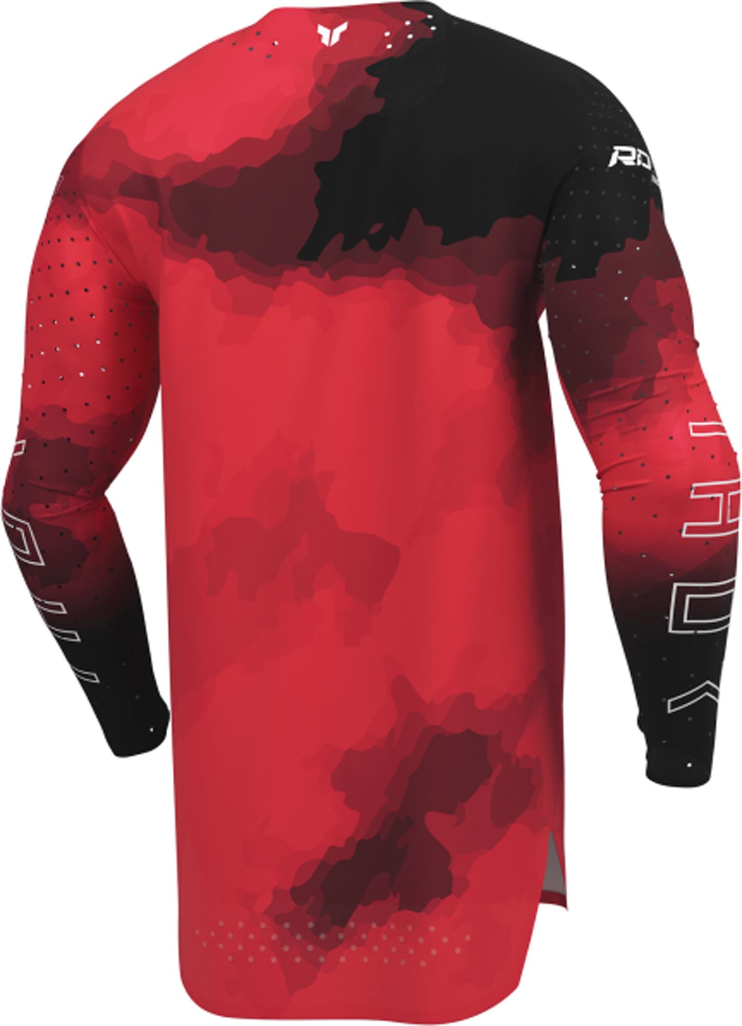 Thor Sportmode Carbon Maglia Motocross nero/rosso 2XL Figura 2